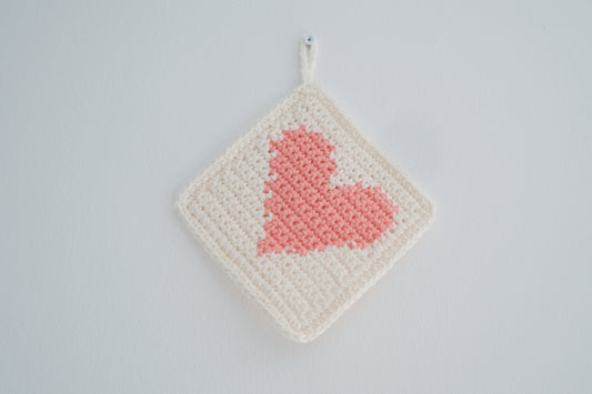 Heart ❤️ Pot Holder Crochet Pattern