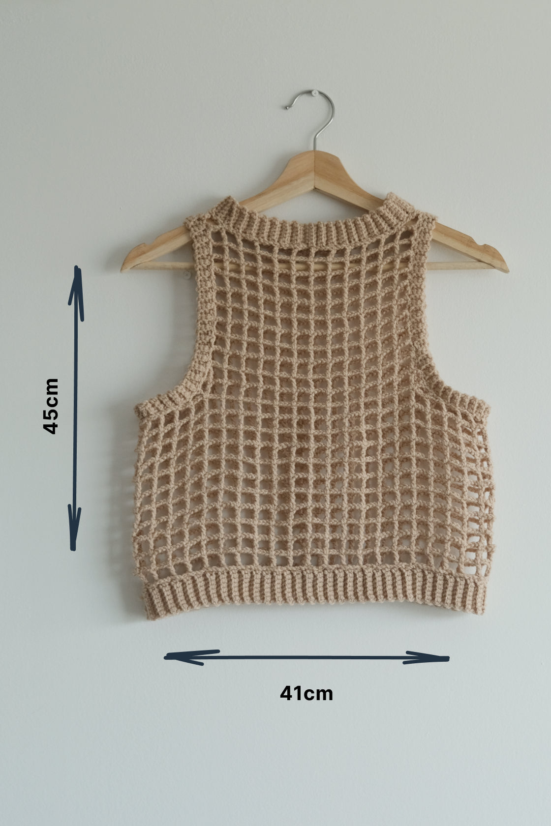 Mesh Vest Crochet Pattern