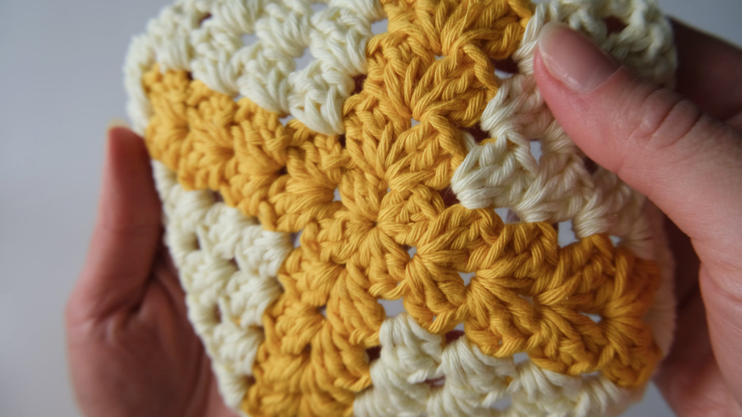 X Granny Square Crochet Pattern